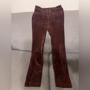Corduroy flare pants